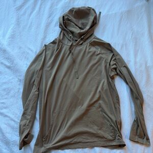 All Yoga Men's Tan Hoodie Shirt